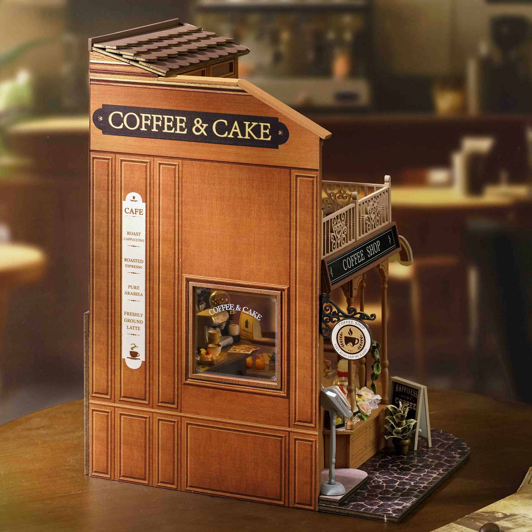 Coffee Shop DIY Miniature House Kit