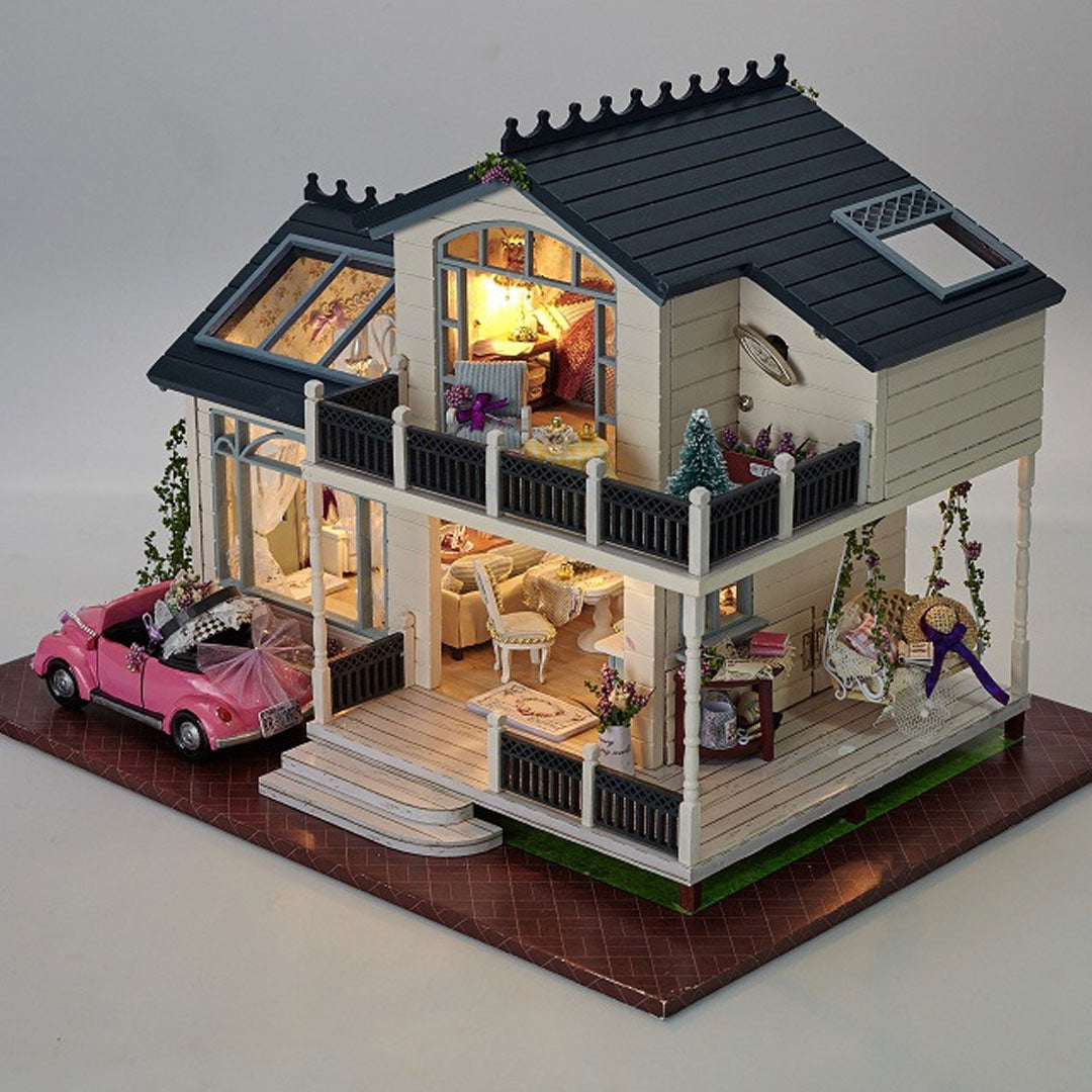 Villa Provence DIY Wooden Miniature House Kit
