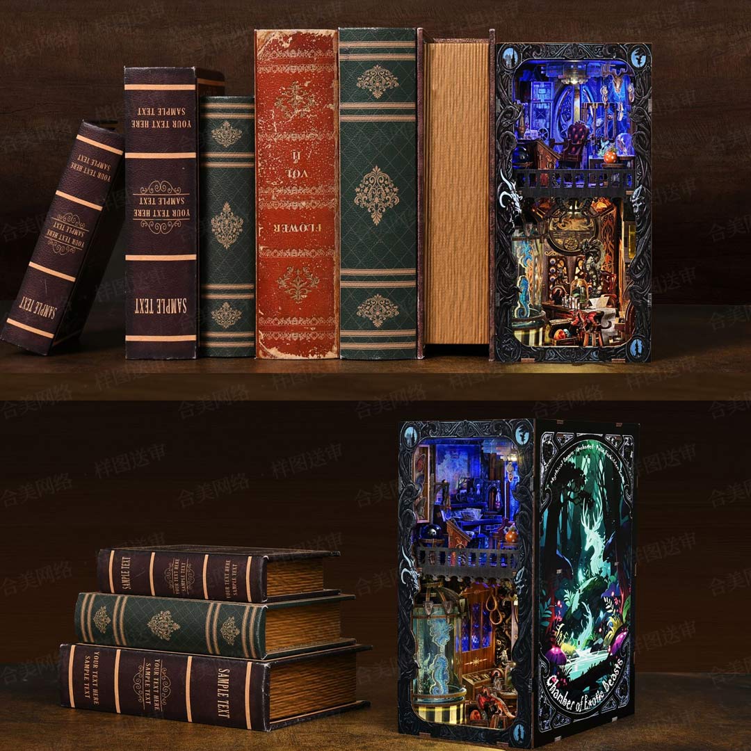 Chamber of Exotic Beasts DIY Book Nook Kit