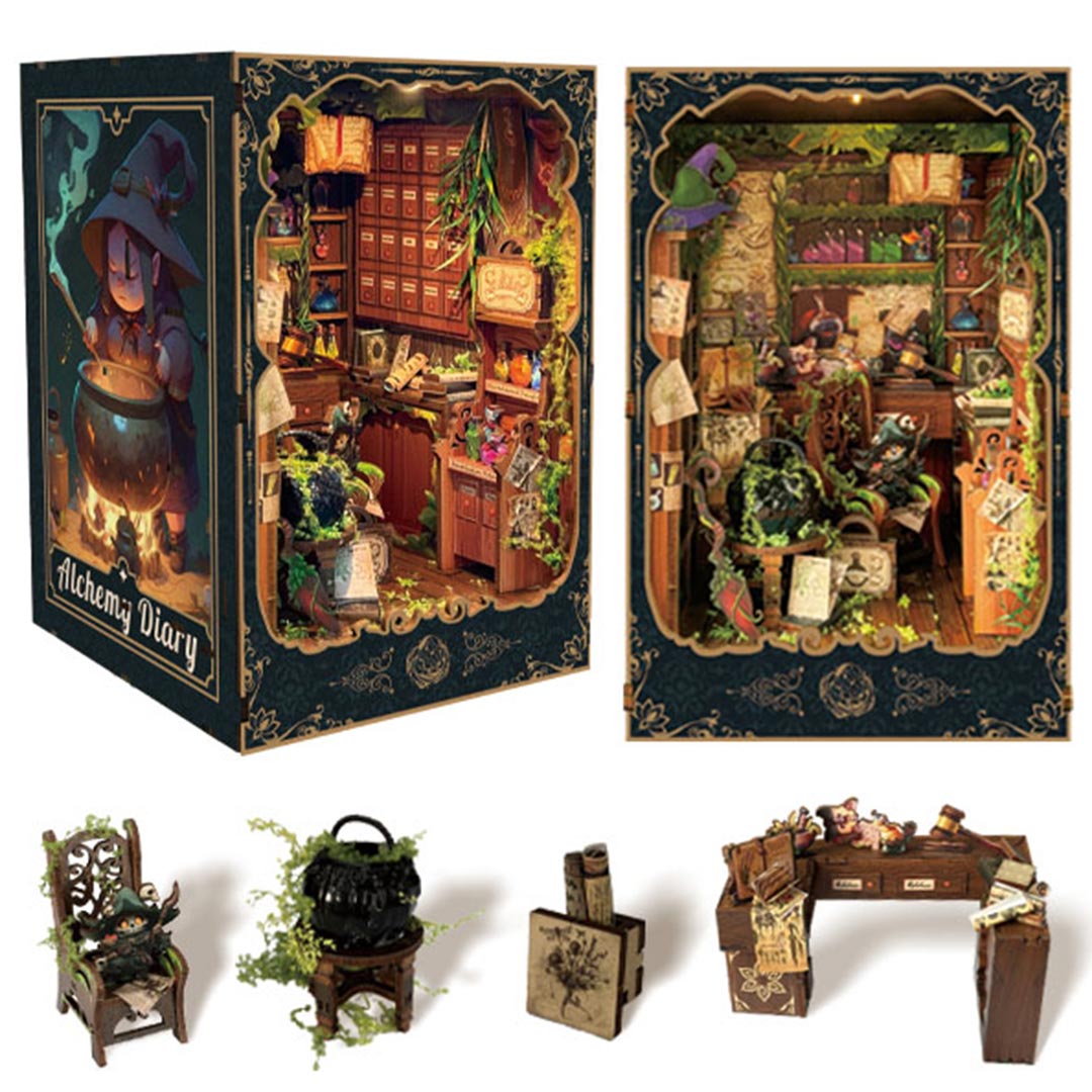 Alchemy Diary DIY Book Nook Kit – Fifijoy