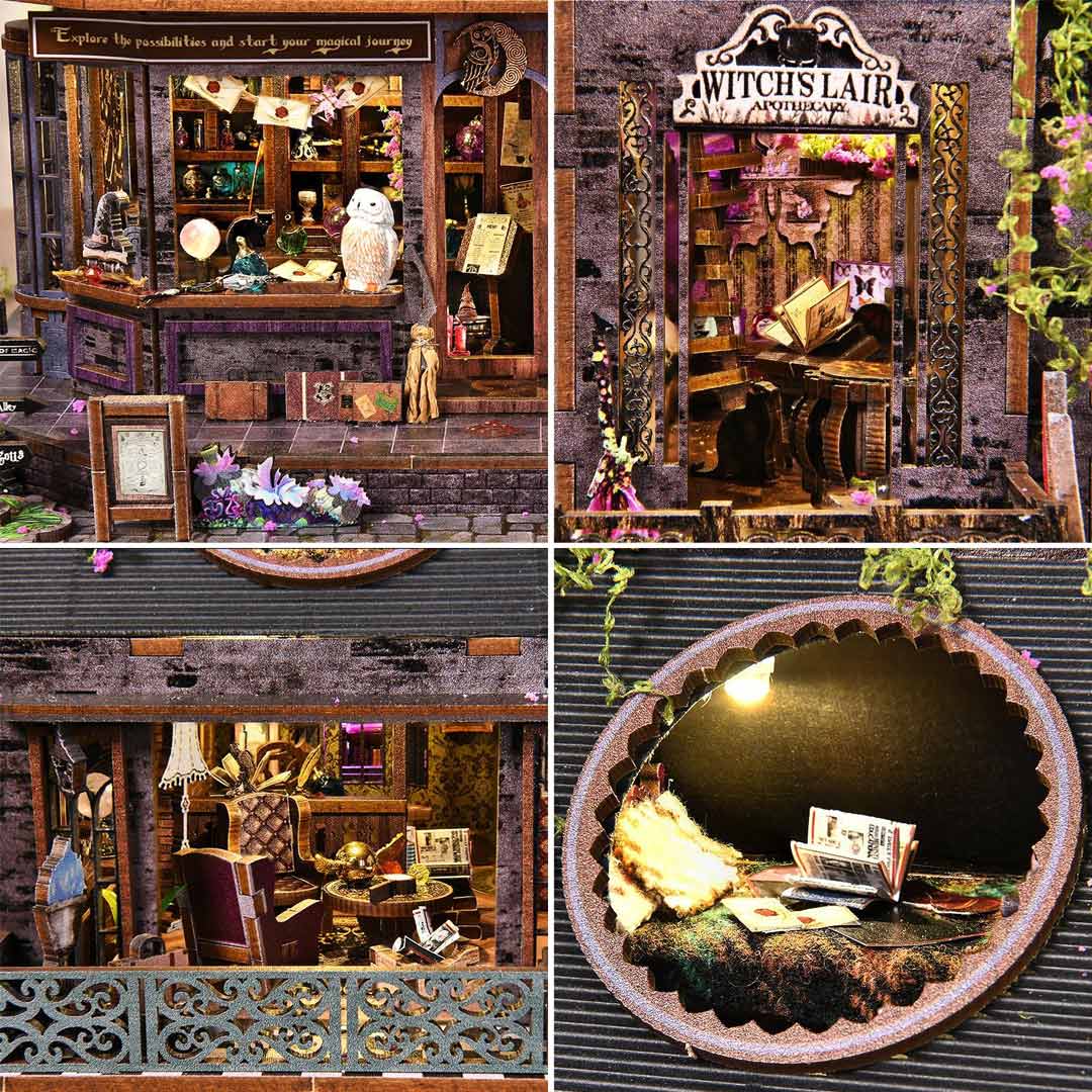 Magic Castle DIY Miniature Dollhouse Kit – Fifijoy