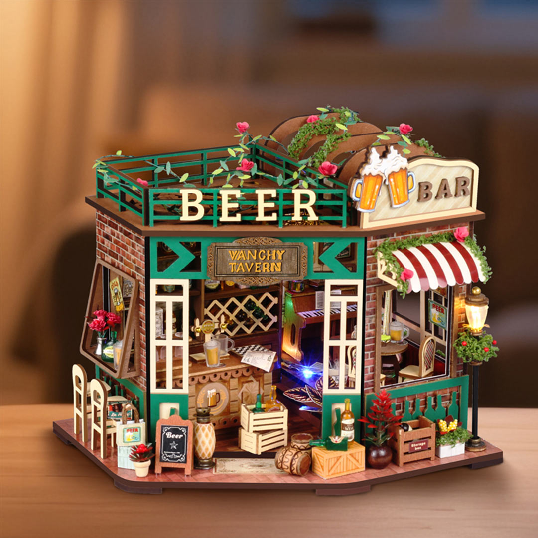Vanchy Tavern DIY Miniature House Kit