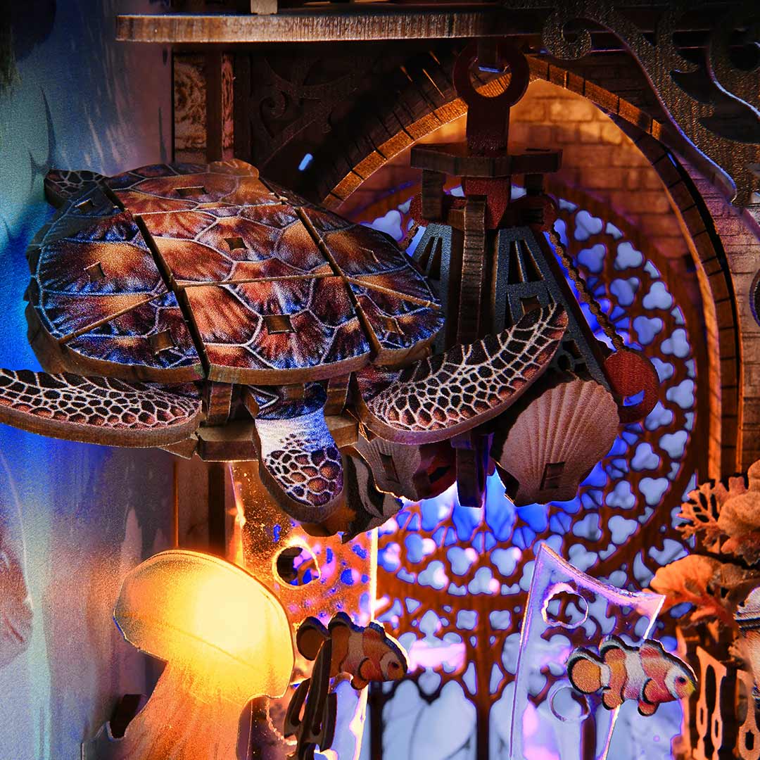 Atlantis DIY Wooden Book Nook Shelf Insert