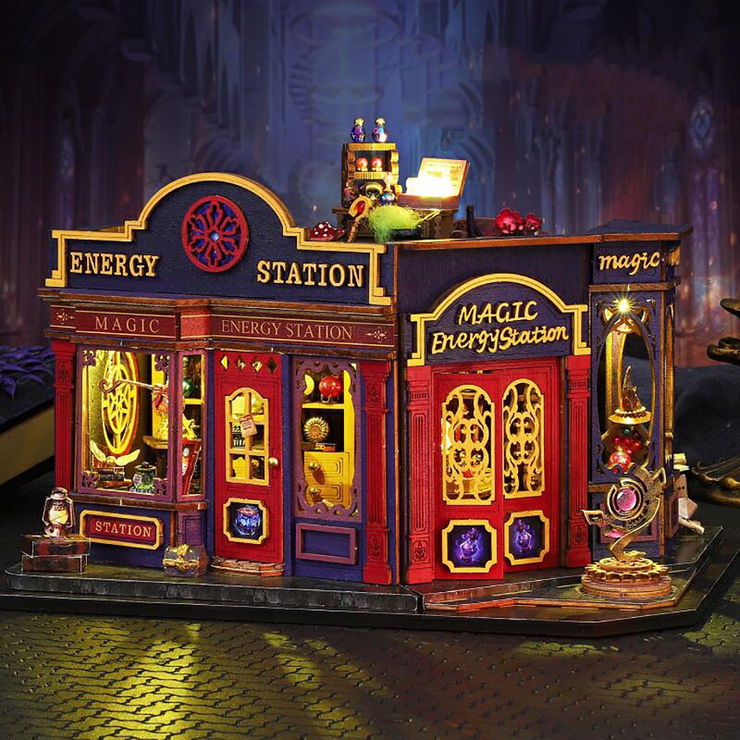 Magic Energy Station DIY Miniature Dollhouse Kit