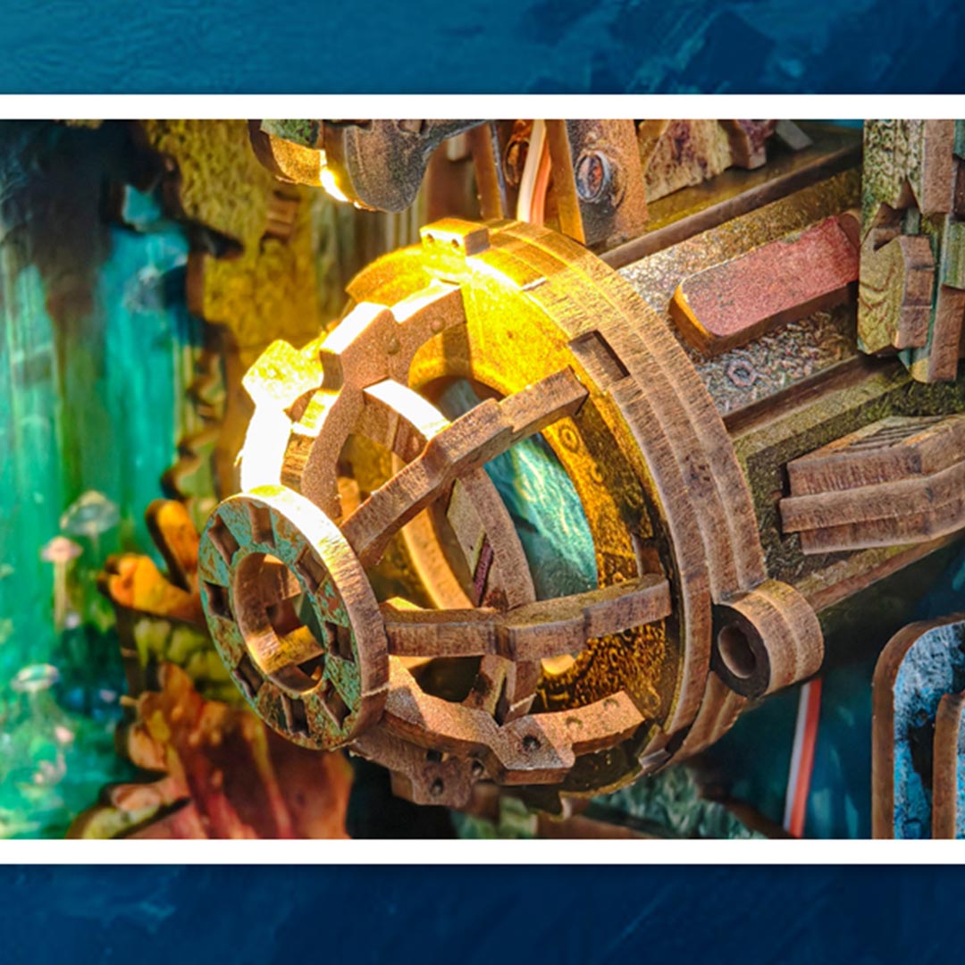 Discover Atlantis DIY Book Nook Shelf Insert