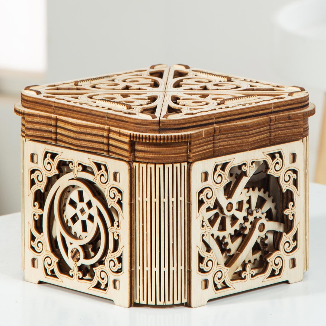 Jewelry Box Wooden Mechanical 3D Puzzles