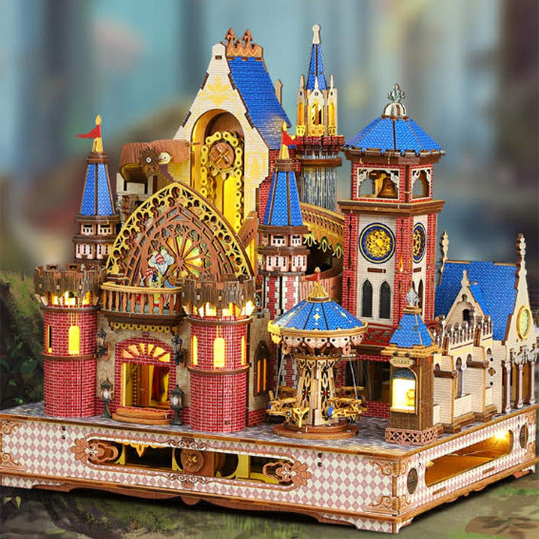 Annecy Castle DIY Miniature Dollhouse Kit