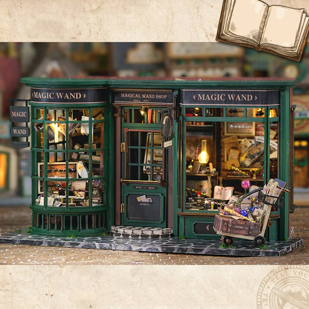 Magic House DIY Wooden Miniature House Kit – Fifijoy