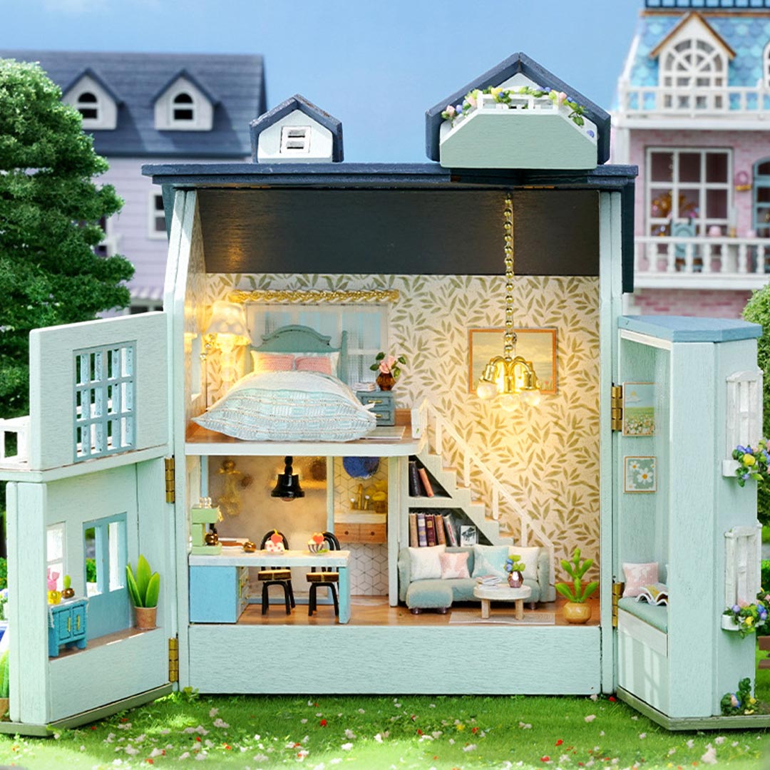 Candy Cake & Milk Tea Shop DIY Miniature House Kit