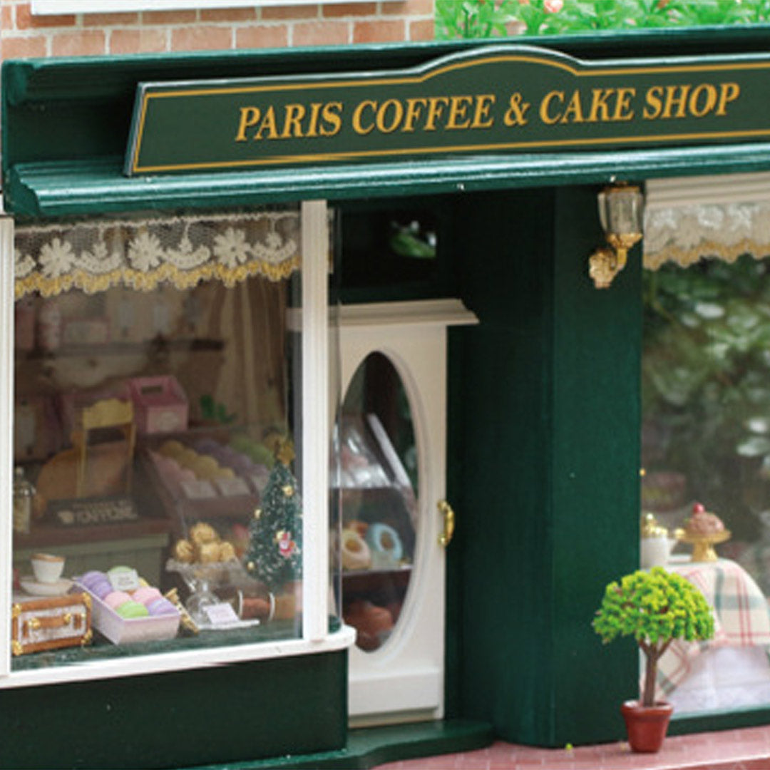 Paris Coffee & Cake Shop DIY Miniature Dollhouse