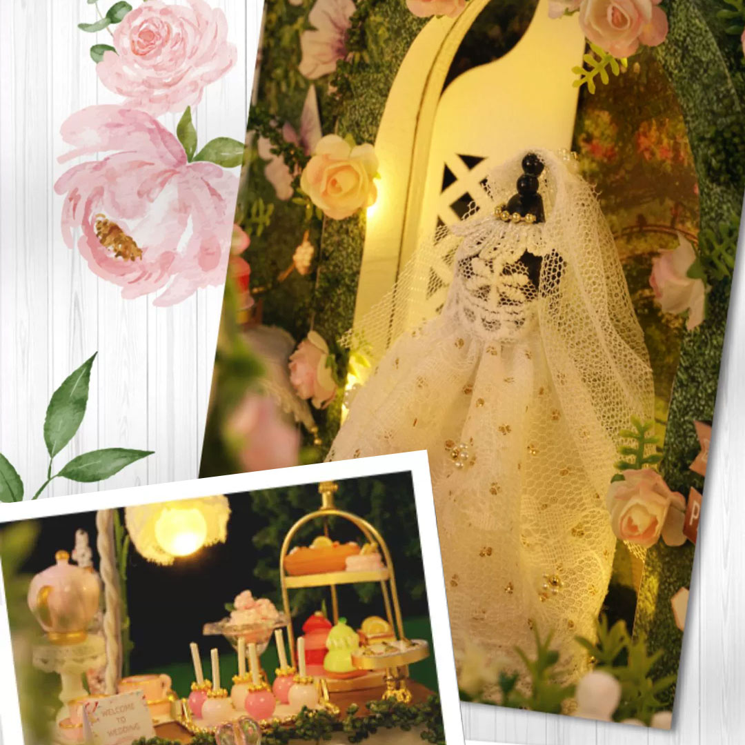 Meet to the Love DIY Wedding Dollhouse Kit