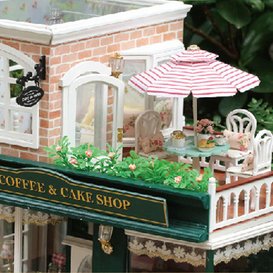 Paris Coffee & Cake Shop DIY Miniature Dollhouse