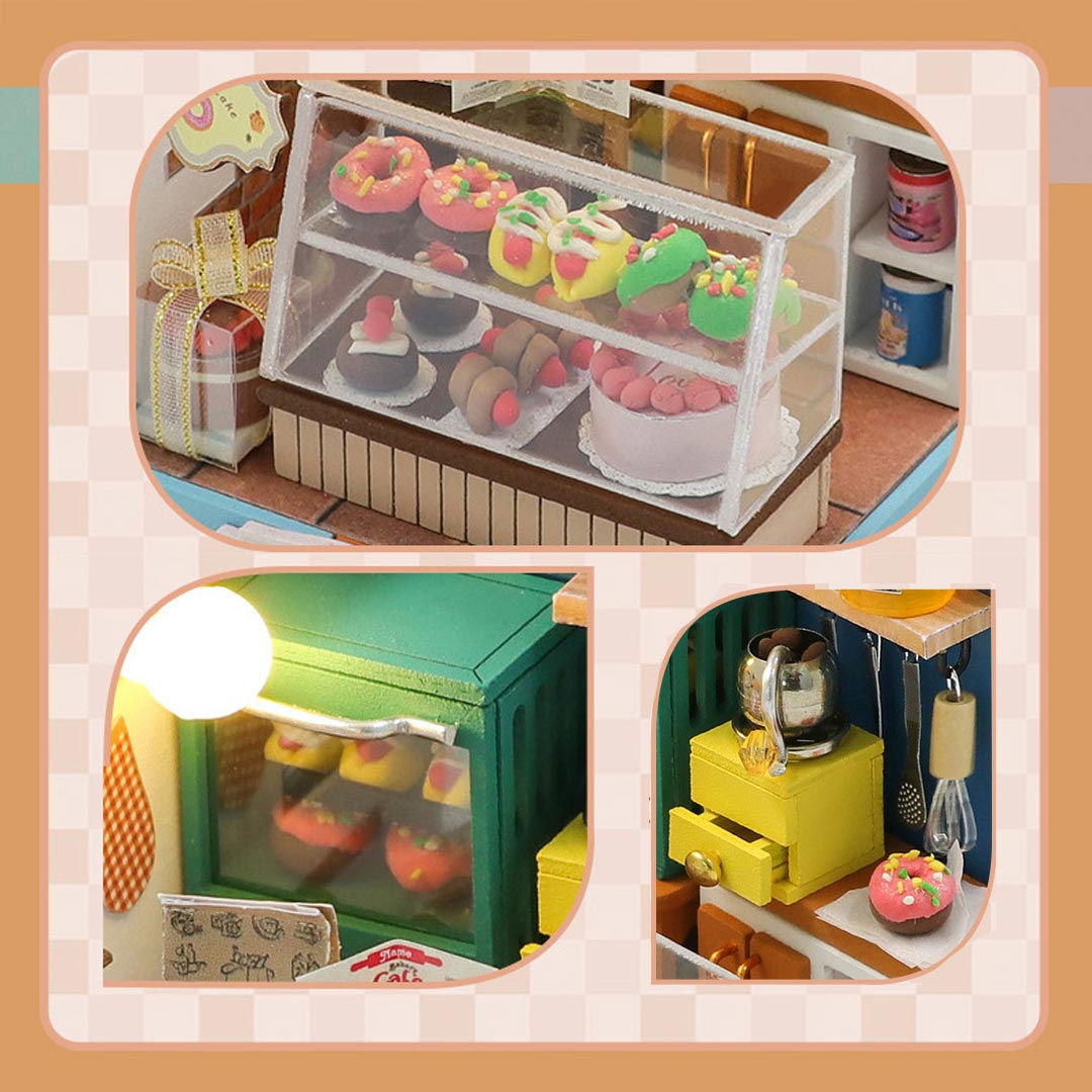 Mini House Wooden DIY Miniature House kit