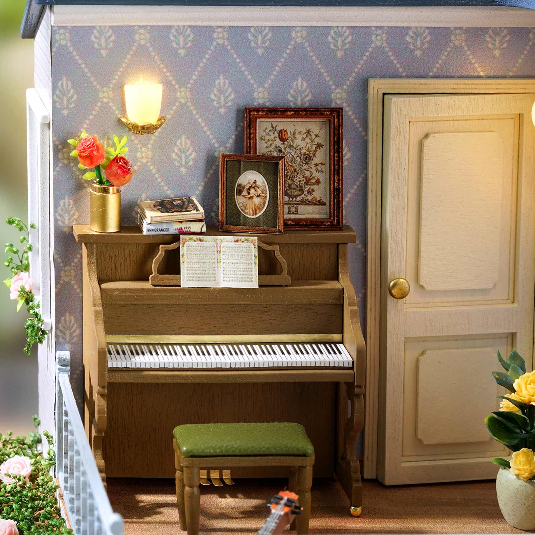 Coffee Shop DIY Miniature House Kit