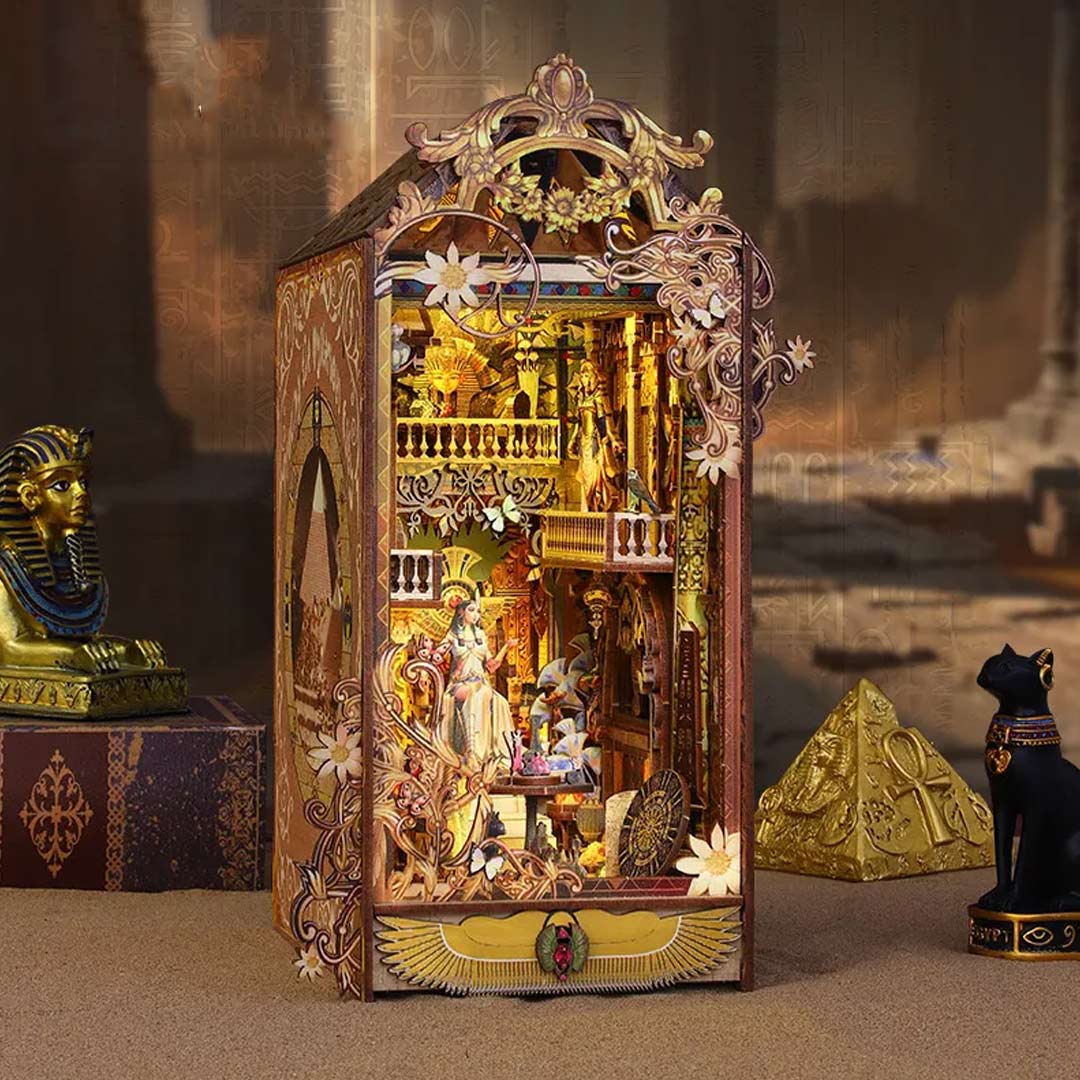 Mysterious Egypt DIY Book Nook Shelf Insert