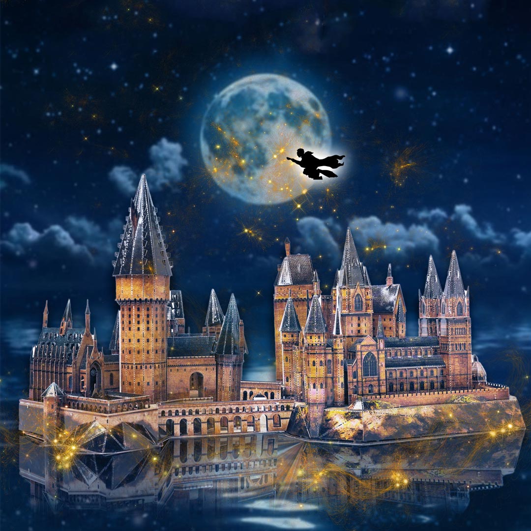 Magic Hogwarts Castle 3D Metal Model Kits