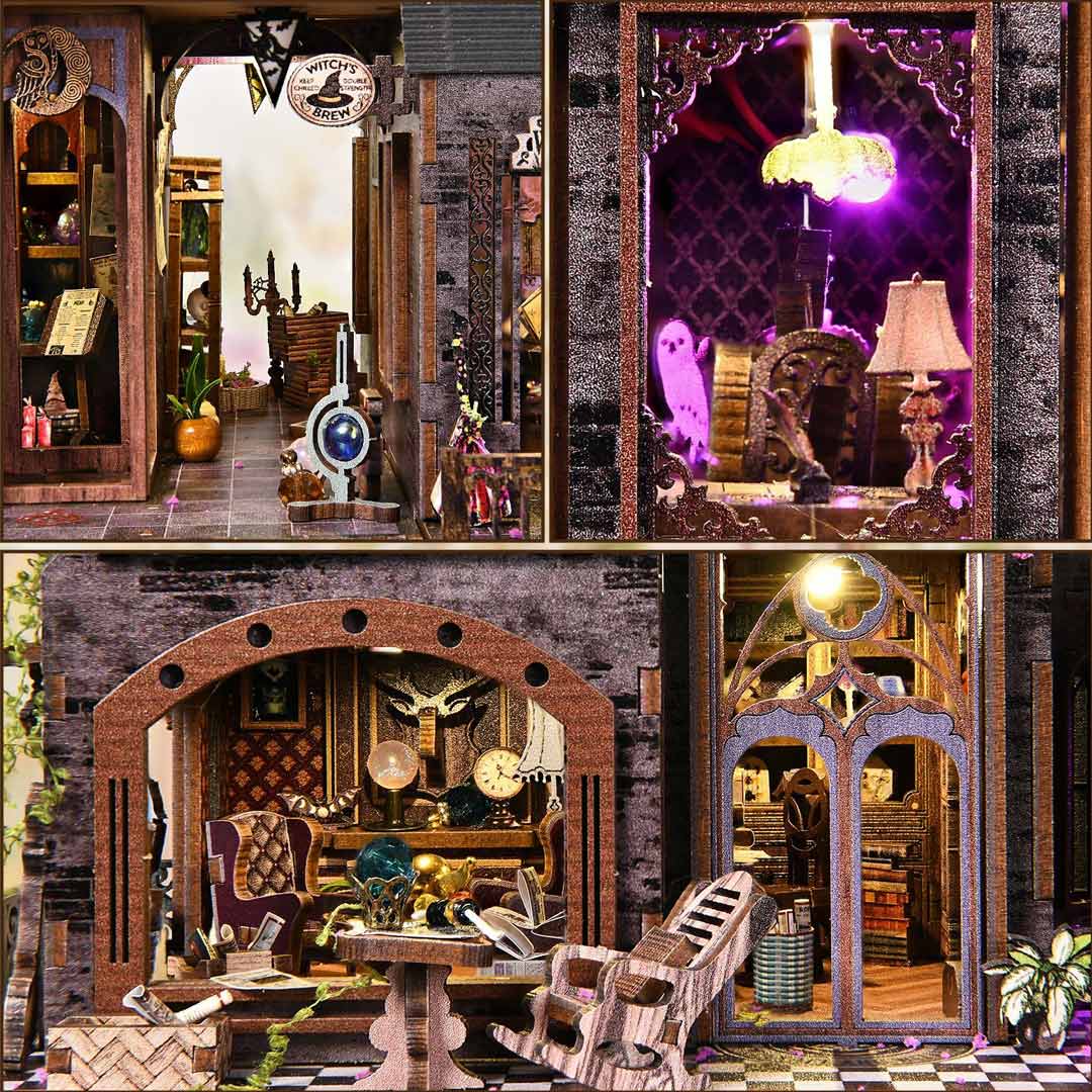 Magic Castle DIY Miniature Dollhouse Kit – Fifijoy