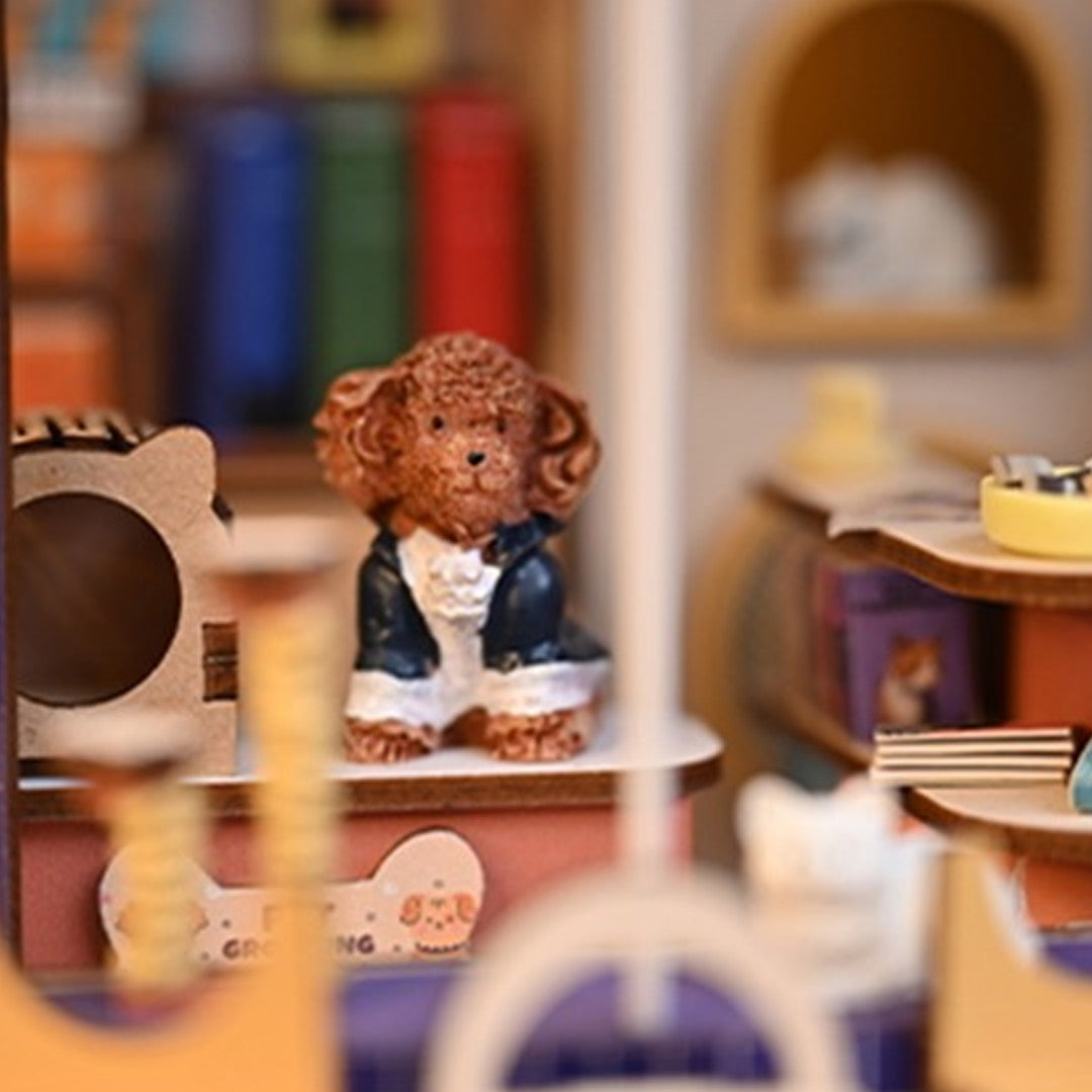 Pet Shop DIY Miniature Dollhouse Kit