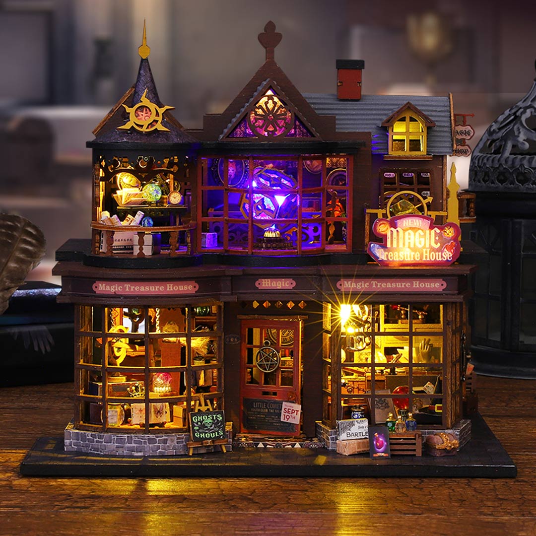 Magic Treasure House DIY Miniature Dollhouse Kit