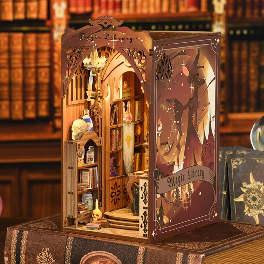 Magic Library DIY Wooden Book Nook Kit