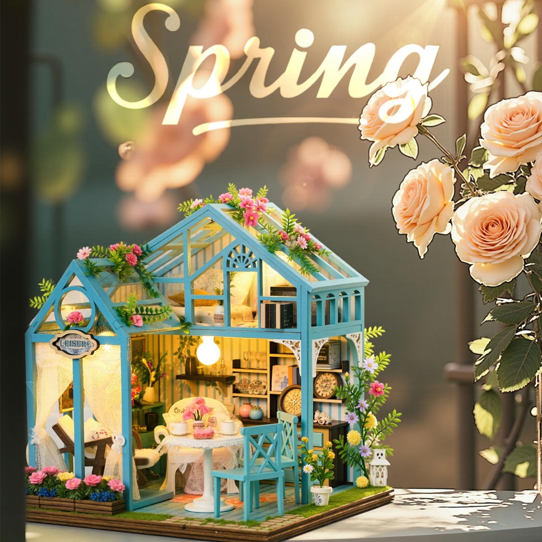 Dreams of flowers DIY Miniature Dollhouse Kit