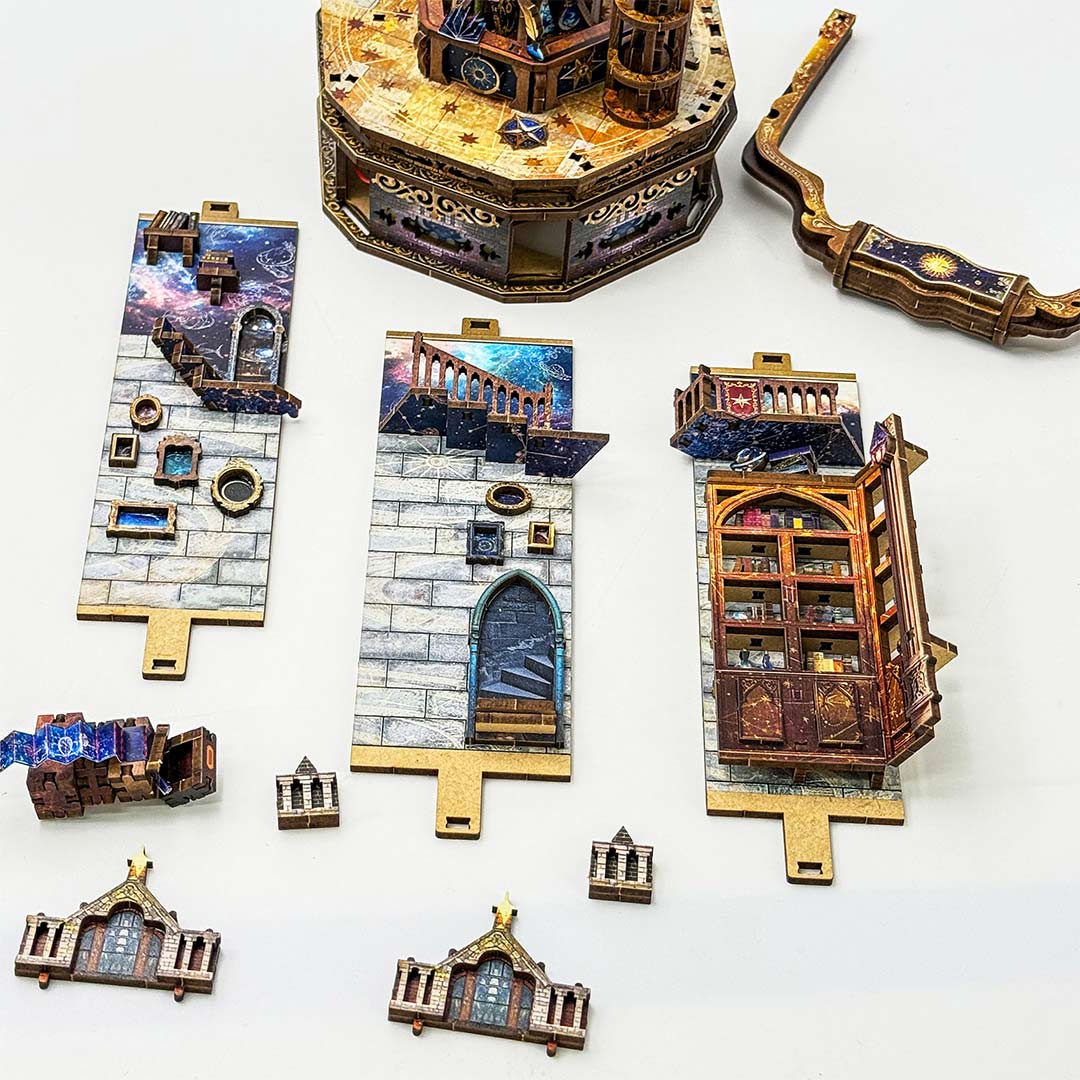 The Lantern of Galaxy 3D Wooden Puzzle