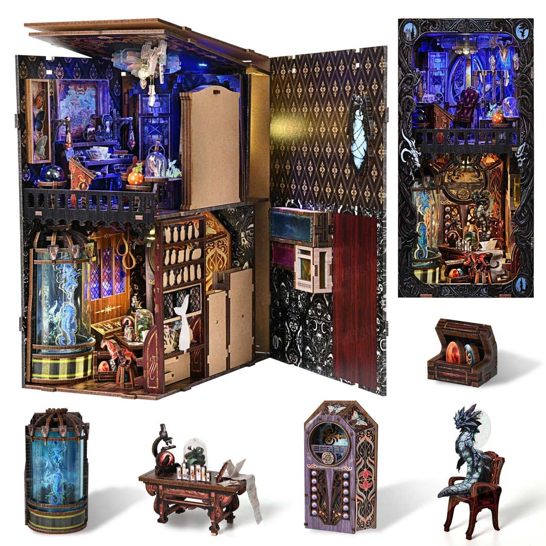 Chamber of Exotic Beasts DIY Book Nook Kit