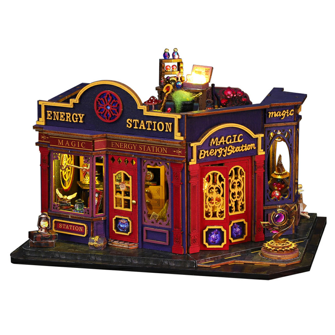 Magic Energy Station DIY Miniature Dollhouse Kit