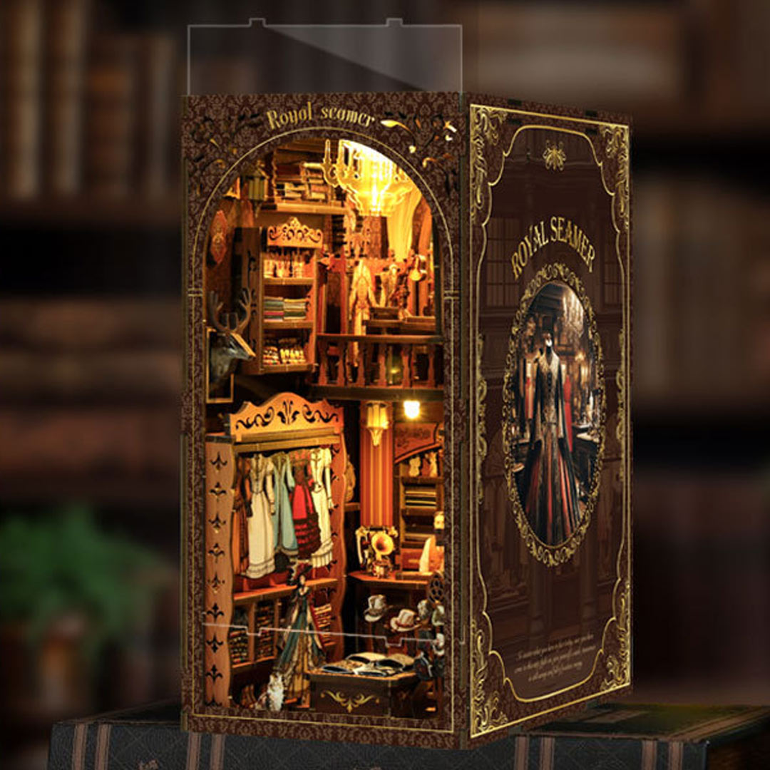 Royal Seamer DIY Wooden Book Nook Kit