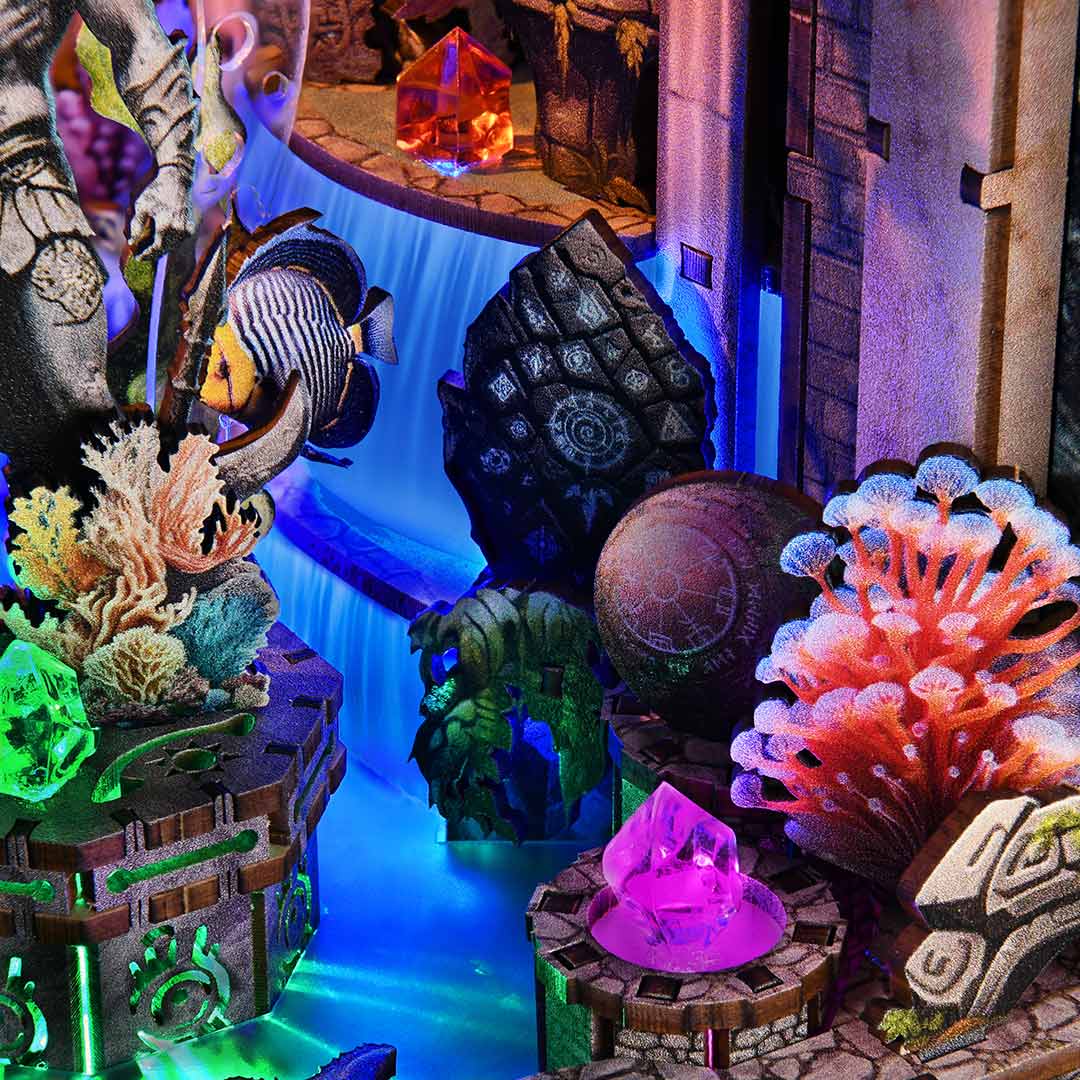 Atlantis DIY Wooden Book Nook Shelf Insert