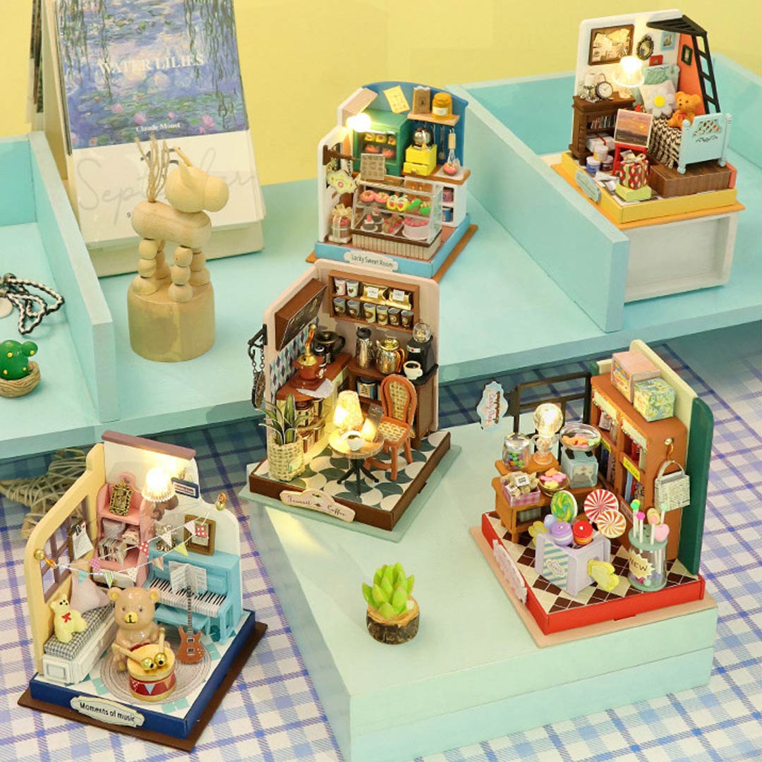 Mini House Wooden DIY Miniature House kit