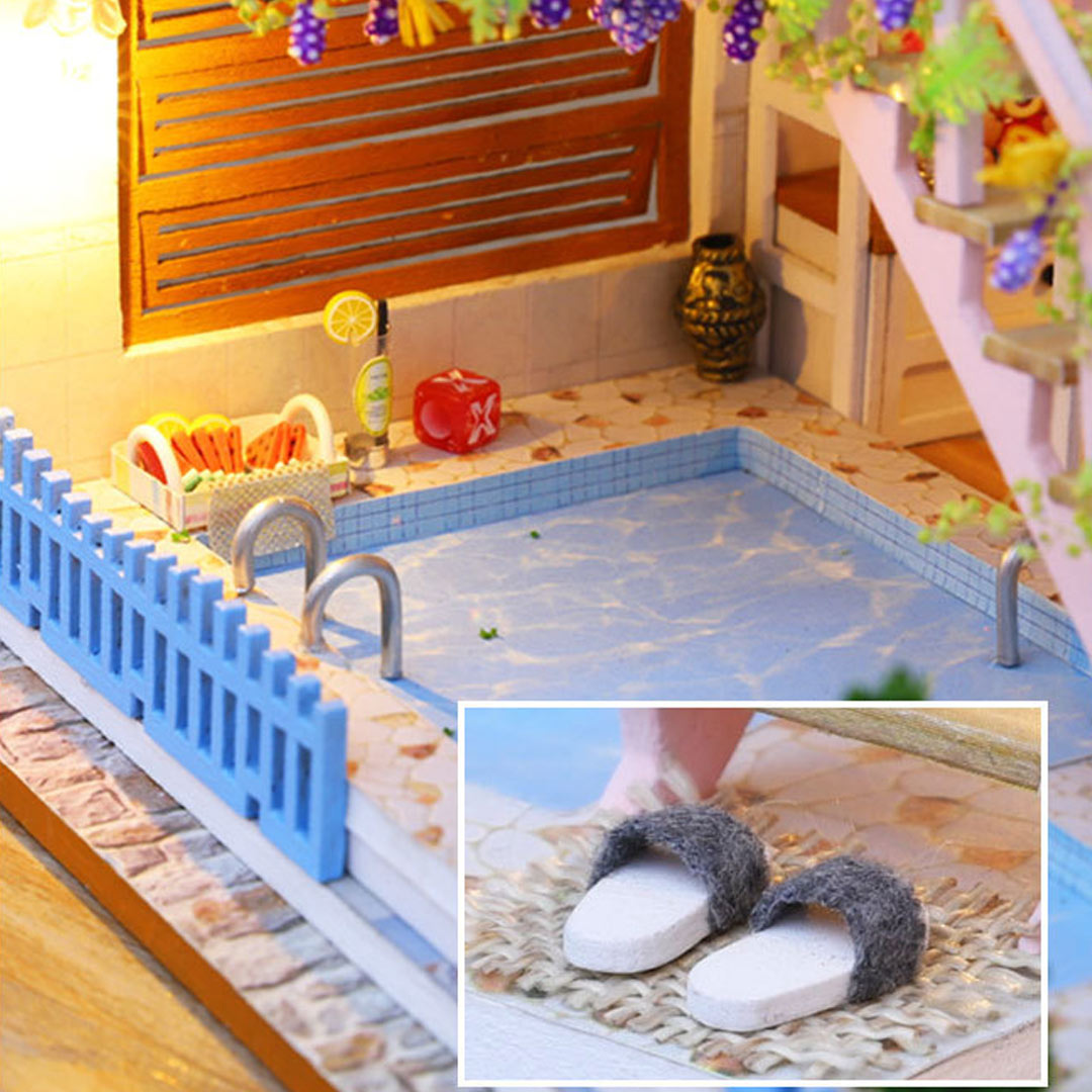 Meet The House DIY Wooden Miniature House Kit