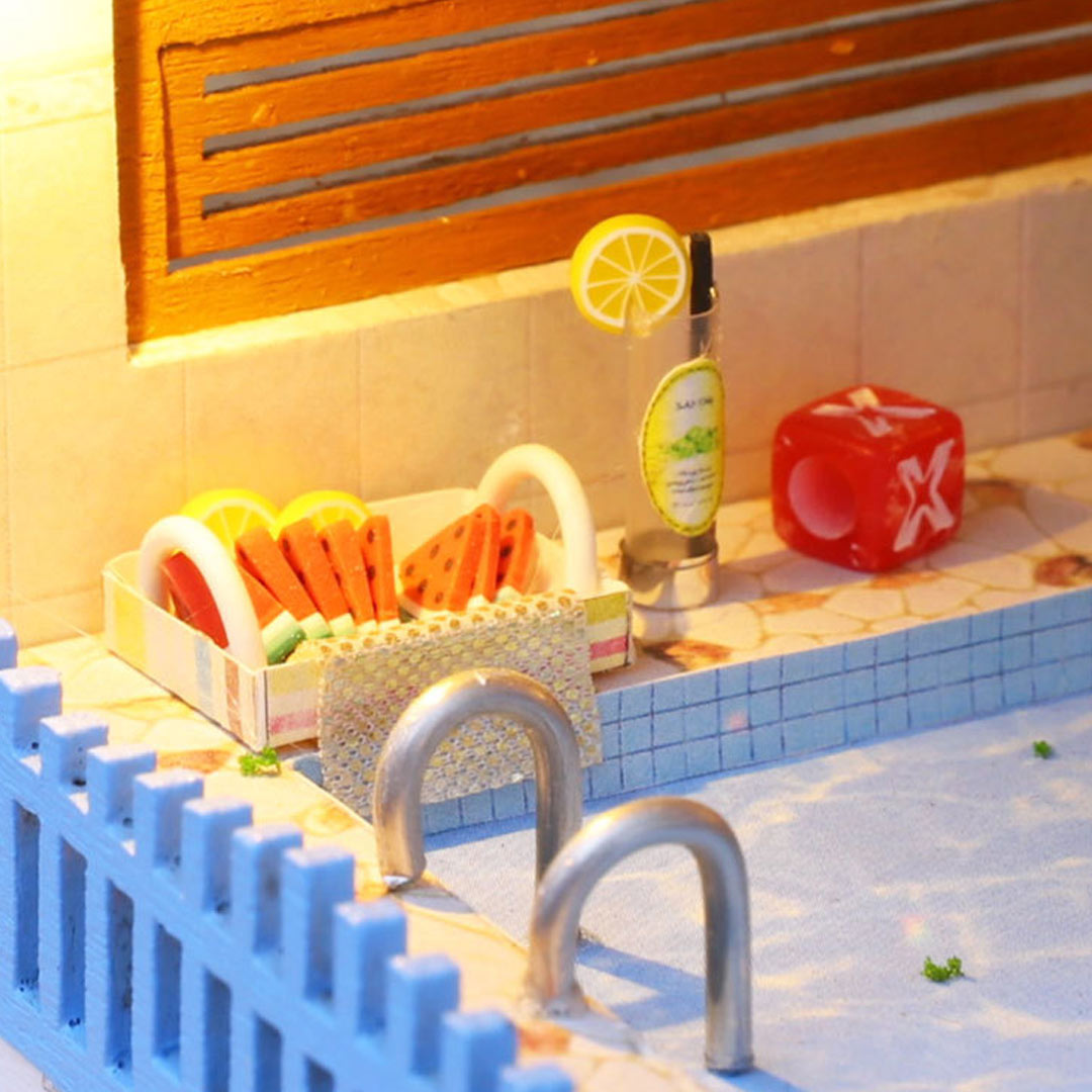 Meet The House DIY Wooden Miniature House Kit