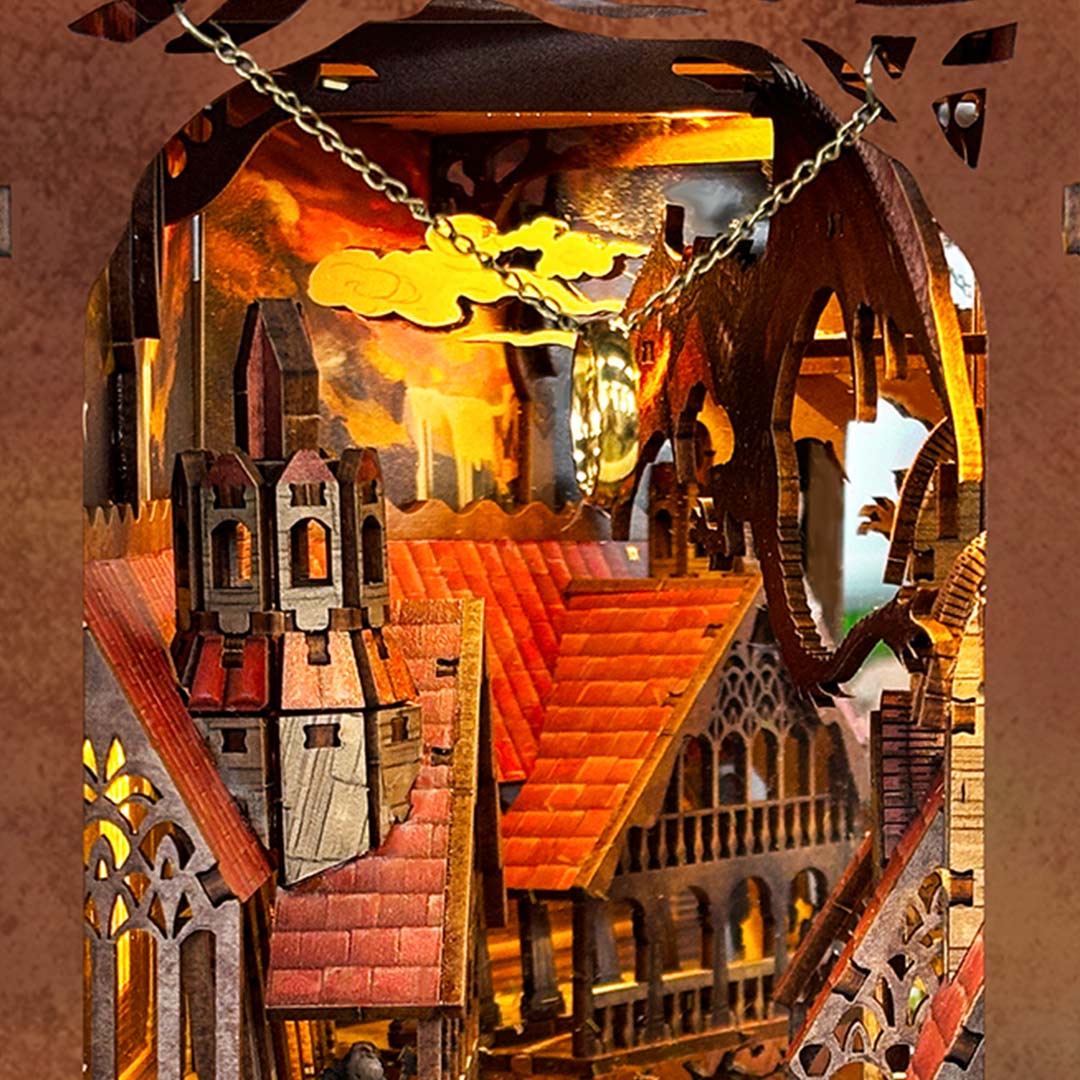 Spirit Valley of the Magic Ring DIY Book Nook Shelf Insert