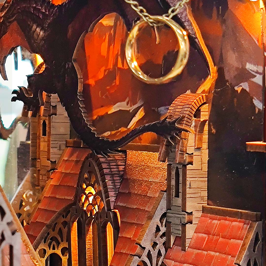 Spirit Valley of the Magic Ring DIY Book Nook Shelf Insert