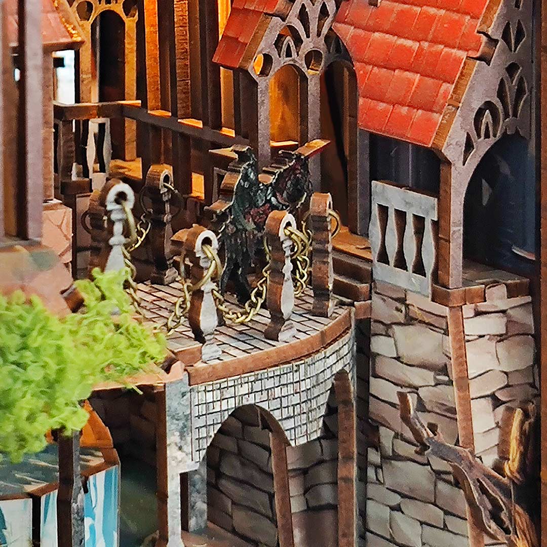 Spirit Valley of the Magic Ring DIY Book Nook Shelf Insert