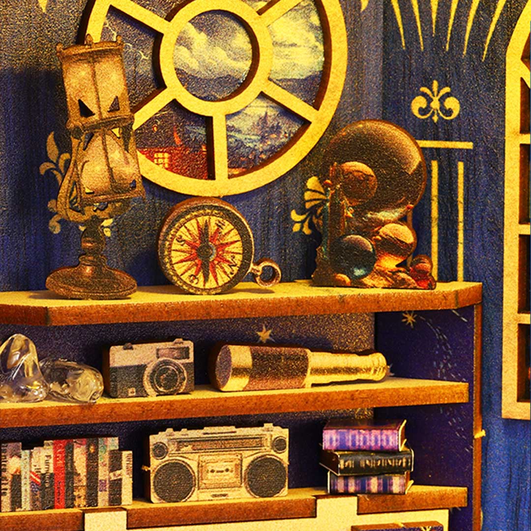 Interstellar Exploration DIY Book Nook Shelf Insert