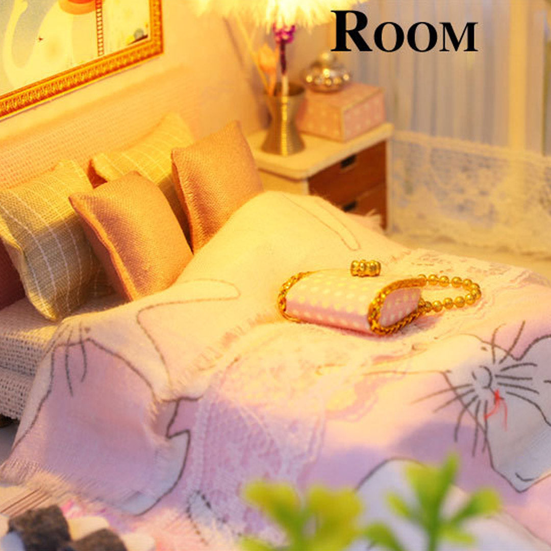 Meet The House DIY Wooden Miniature House Kit