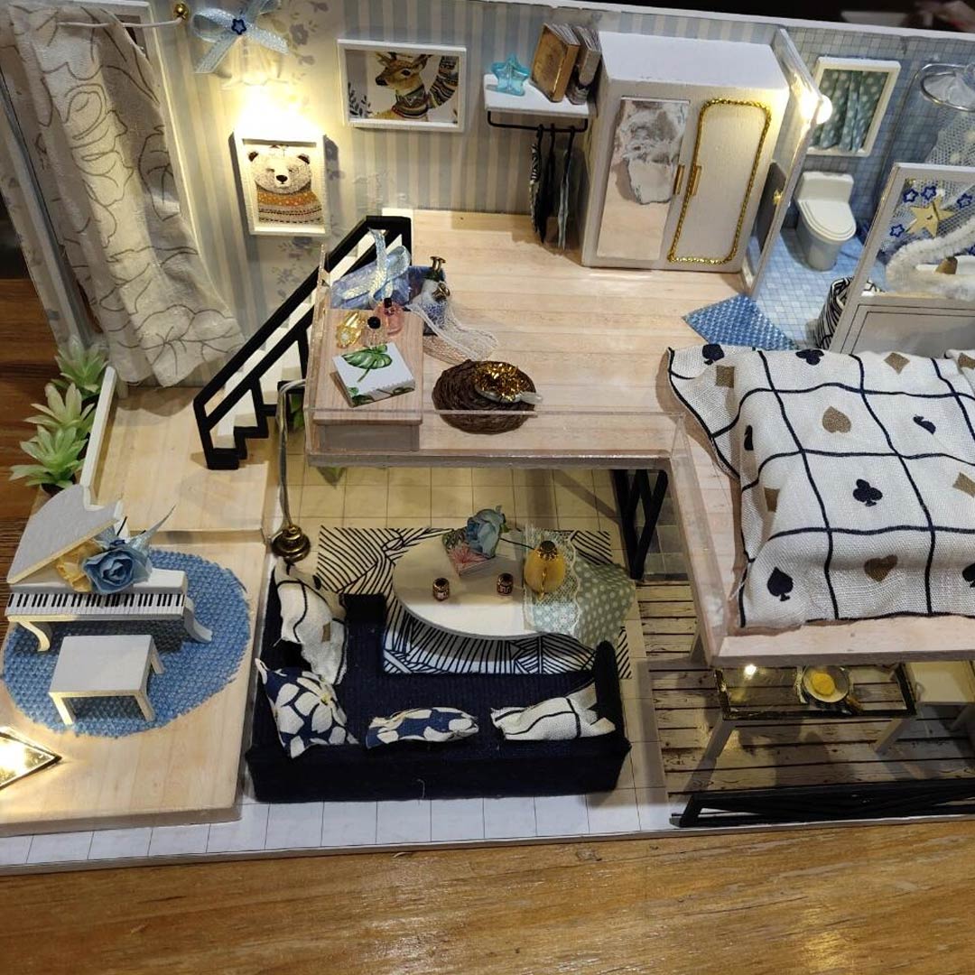 Time Loft DIY Miniature Dollhouse Kit – Fifijoy