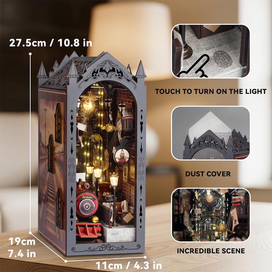 Fantasy Train Platform DIY Book Nook Kit