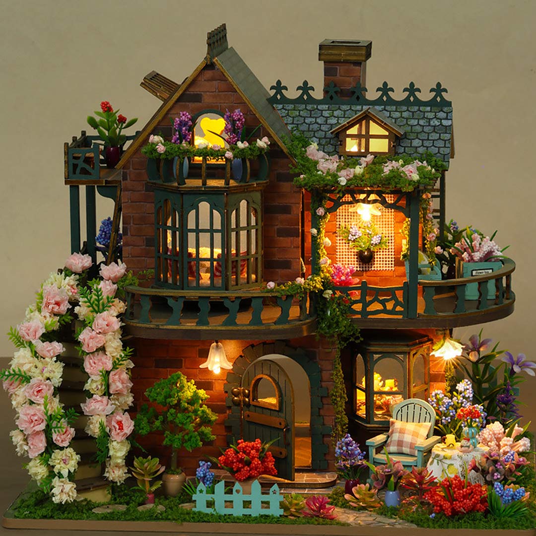 Fairy Garden DIY Wooden Miniature House Kit