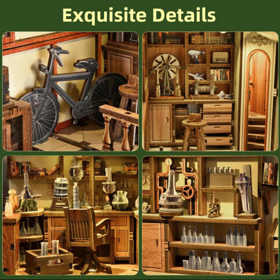 The Radium Lady DIY Wooden Book Nook Shelf Insert
