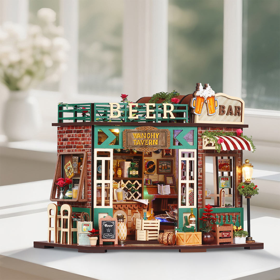 Vanchy Tavern DIY Miniature House Kit
