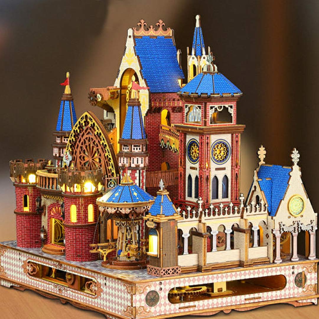 Annecy Castle DIY Miniature Dollhouse Kit