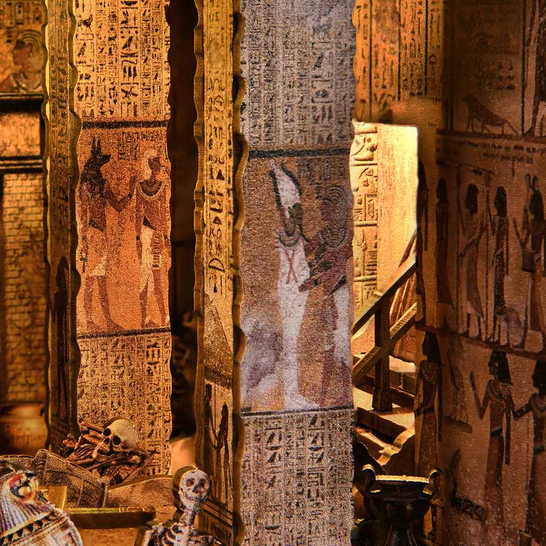 Egyptian Pharaoh's Tomb DIY Book Nook Kit