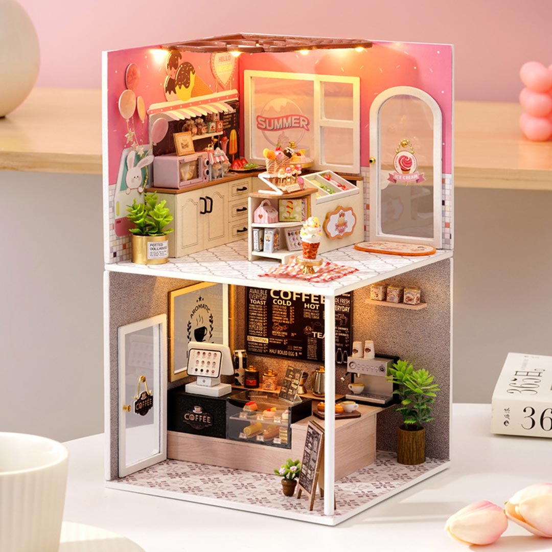 Freely Match Shop DIY Wooden Miniature House Kit