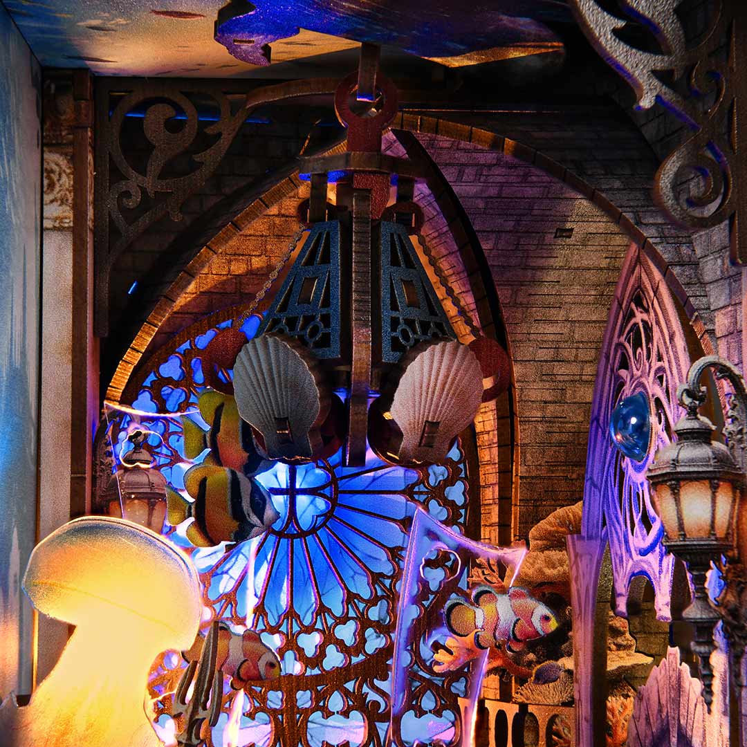 Atlantis DIY Wooden Book Nook Shelf Insert