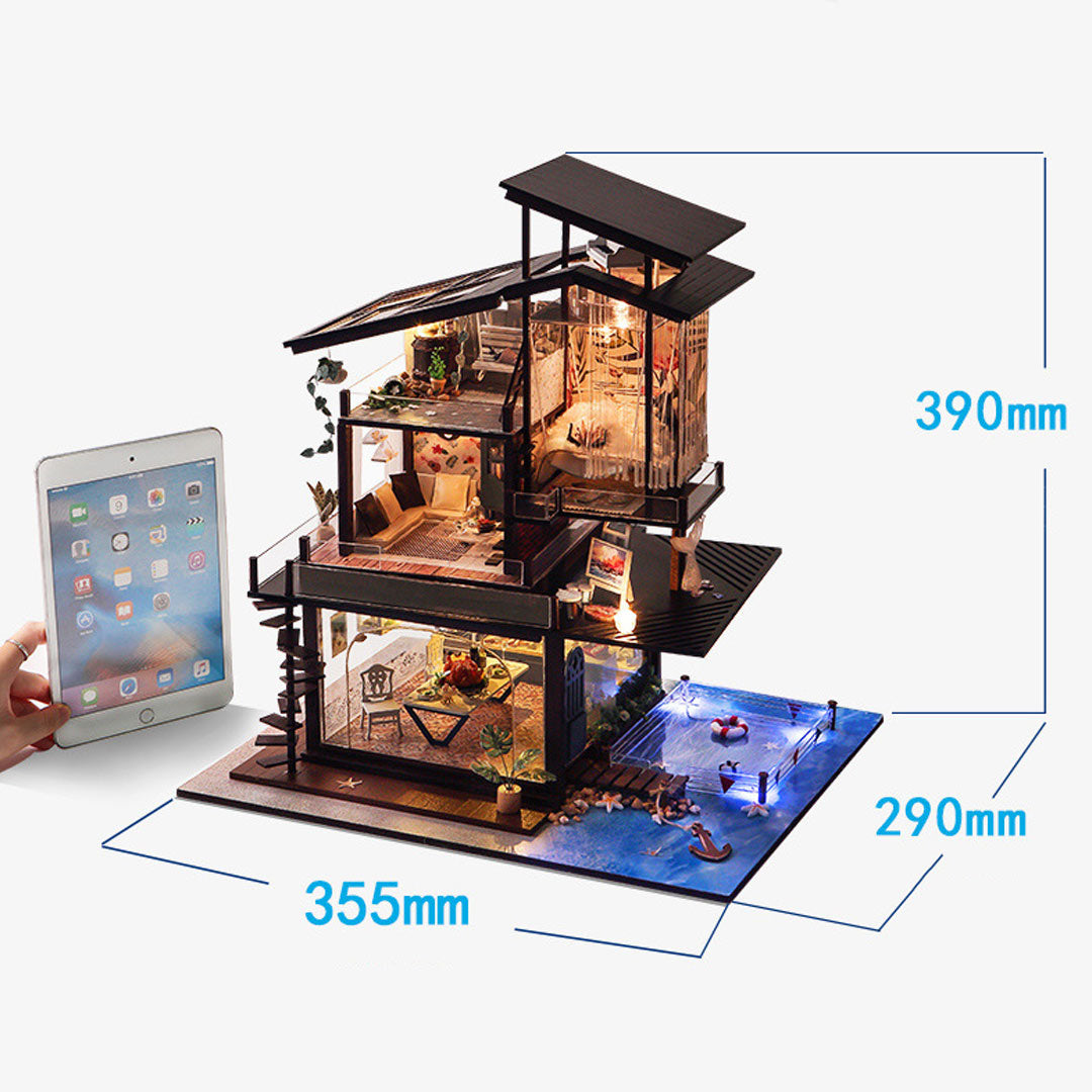 Valencia Coast Miniature DIY Dollhouse Kit