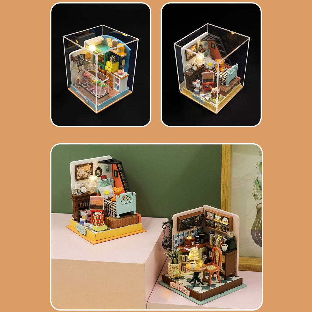 Mini House Wooden DIY Miniature House kit