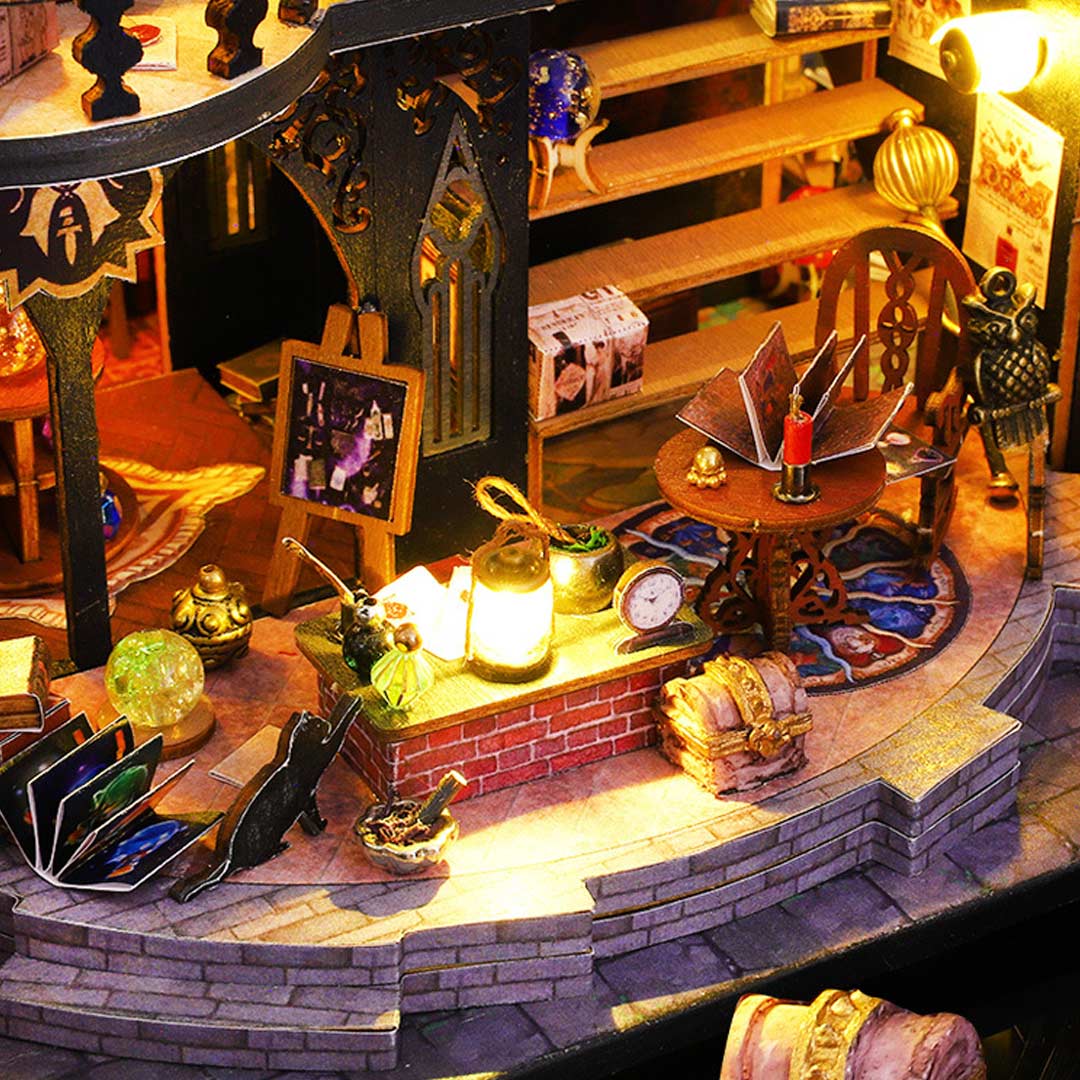 Luna Magic House DIY Wooden Dollhouse Kit